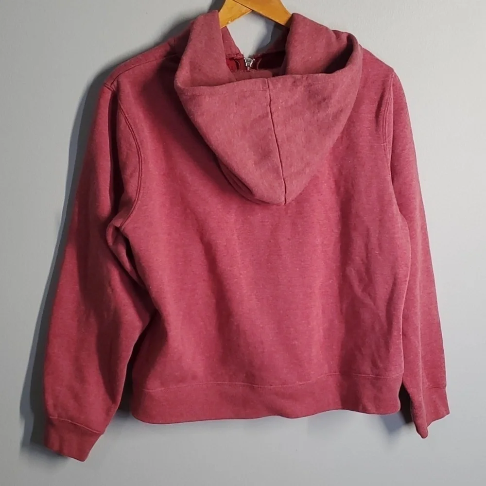 Old‎ Navy hoodie girl's size xxl sweat jacket soft inside muted burgundy